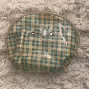 90s Plaid Cosmetic Bag